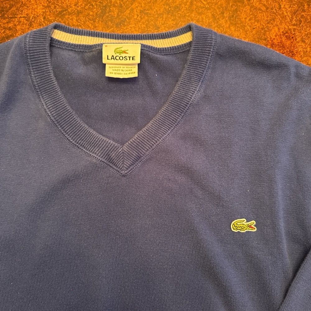 Lacoste Men's V-Neck Sweater